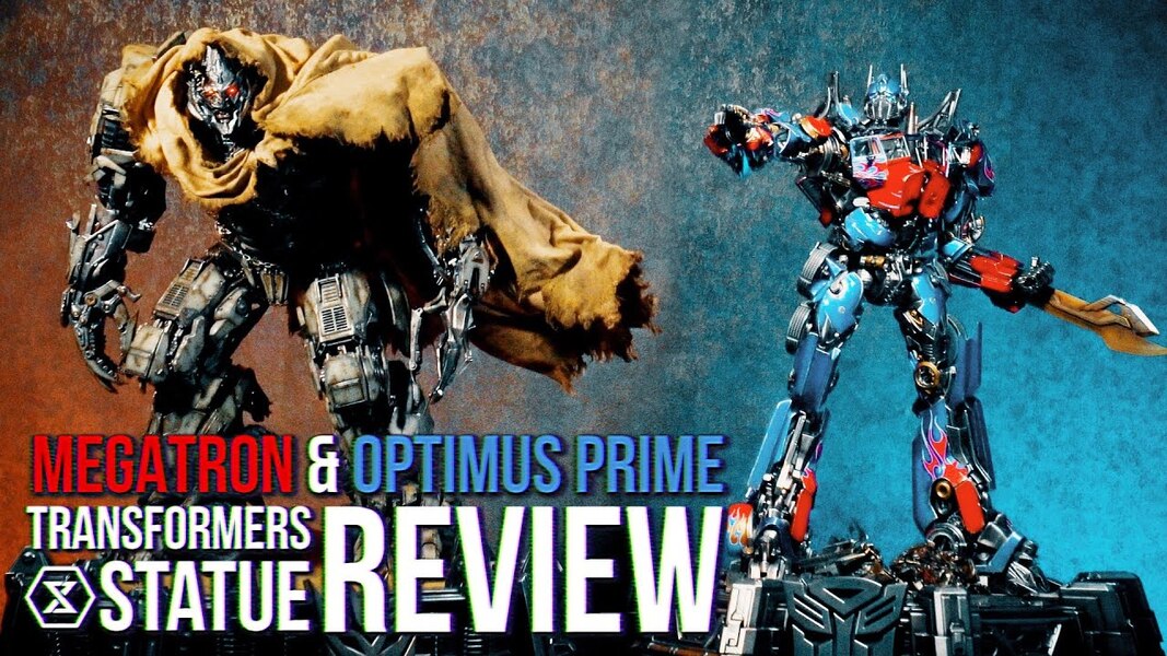 Prime 1 Studio Transformers DOTM Megatron & ROTF Optimus Prime Statue Reviews  (3 of 3)